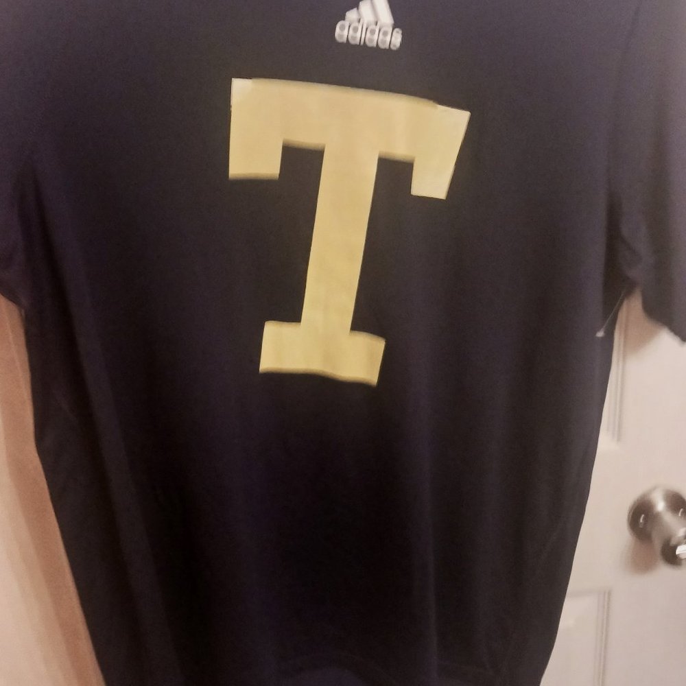 adidas Georgia Tech Navy Blue Tee Shirt